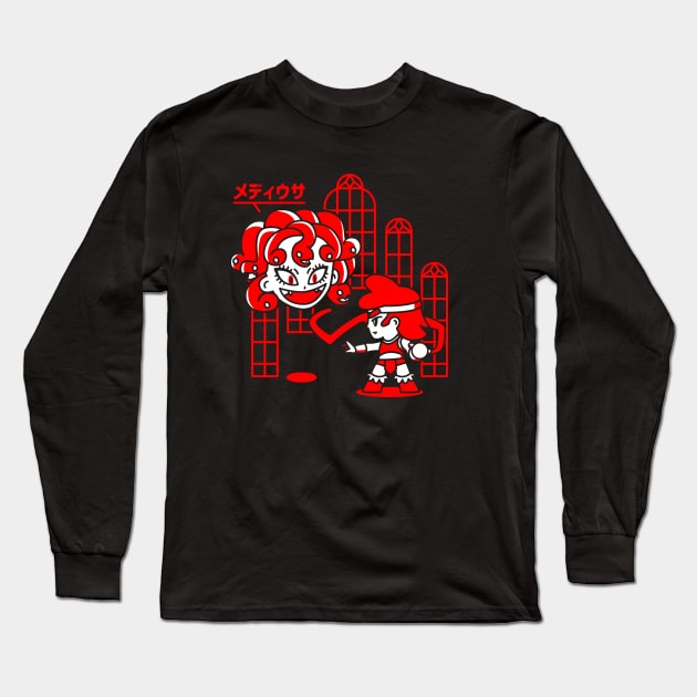 Back off Medusa! Long Sleeve T-Shirt by demonigote